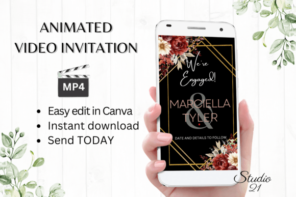 Fall Engagement Announcement W1155B: Digital Invitation Guide